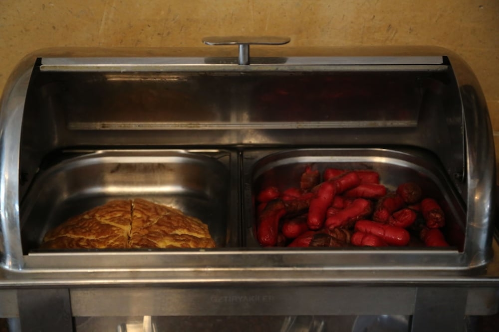 뷔페 아침 식사