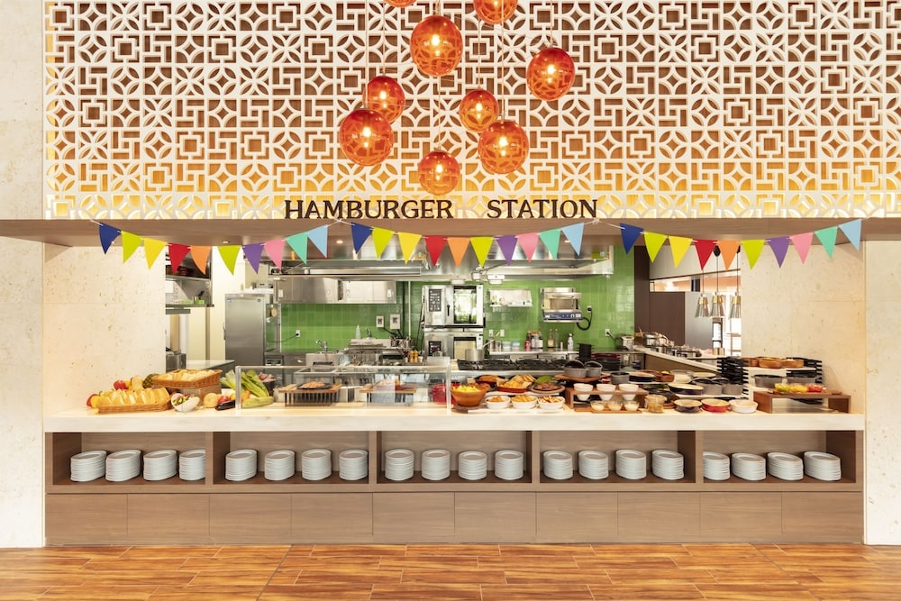 뷔페 아침 식사