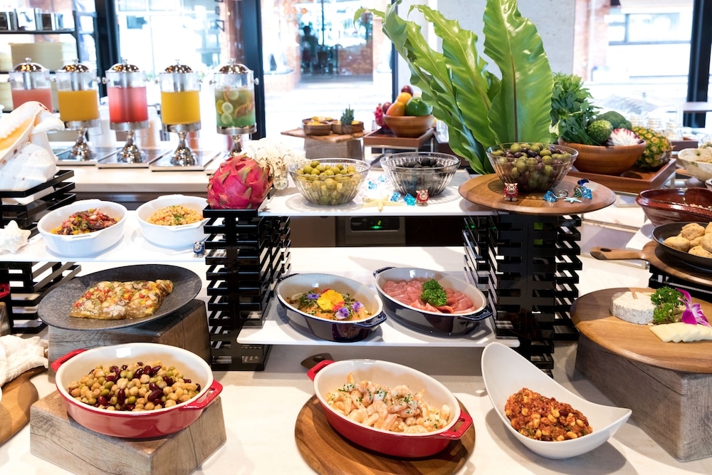 뷔페 아침 식사
