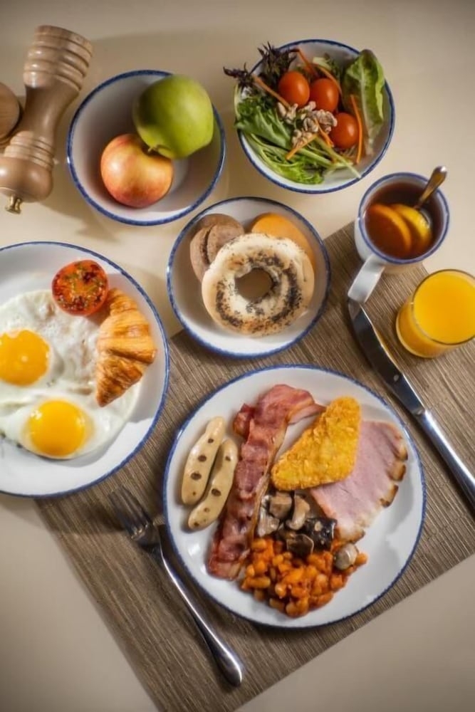 뷔페 아침 식사