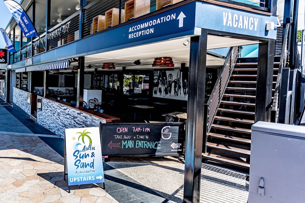 숙박 시설 입구