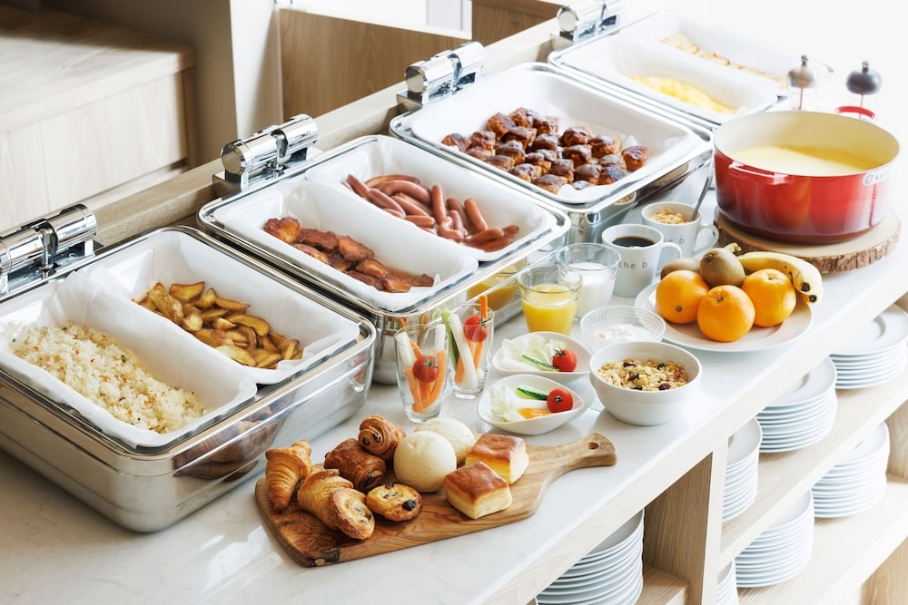 뷔페 아침 식사