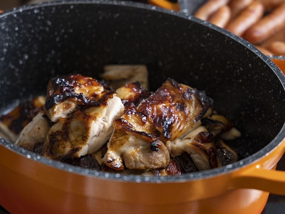 뷔페 아침 식사