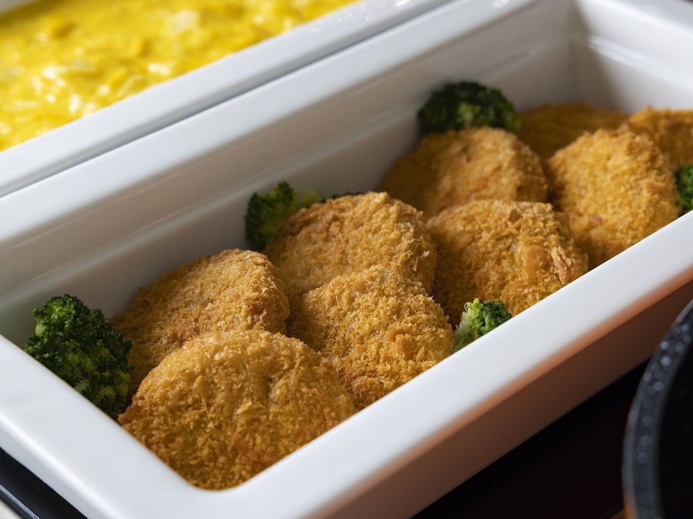 뷔페 아침 식사