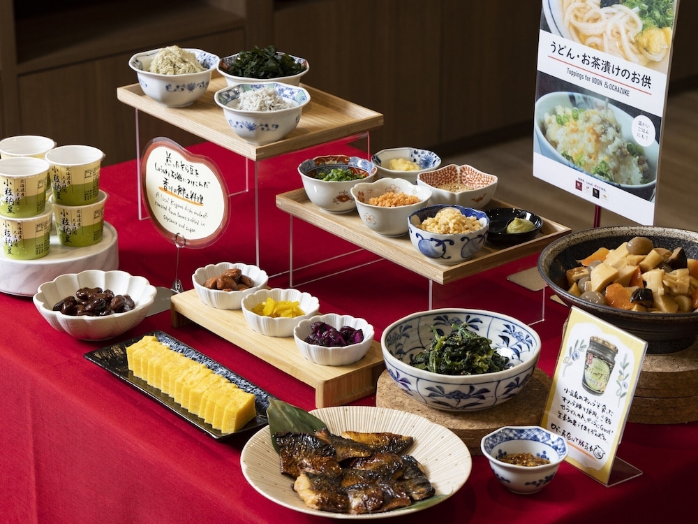 뷔페 아침 식사