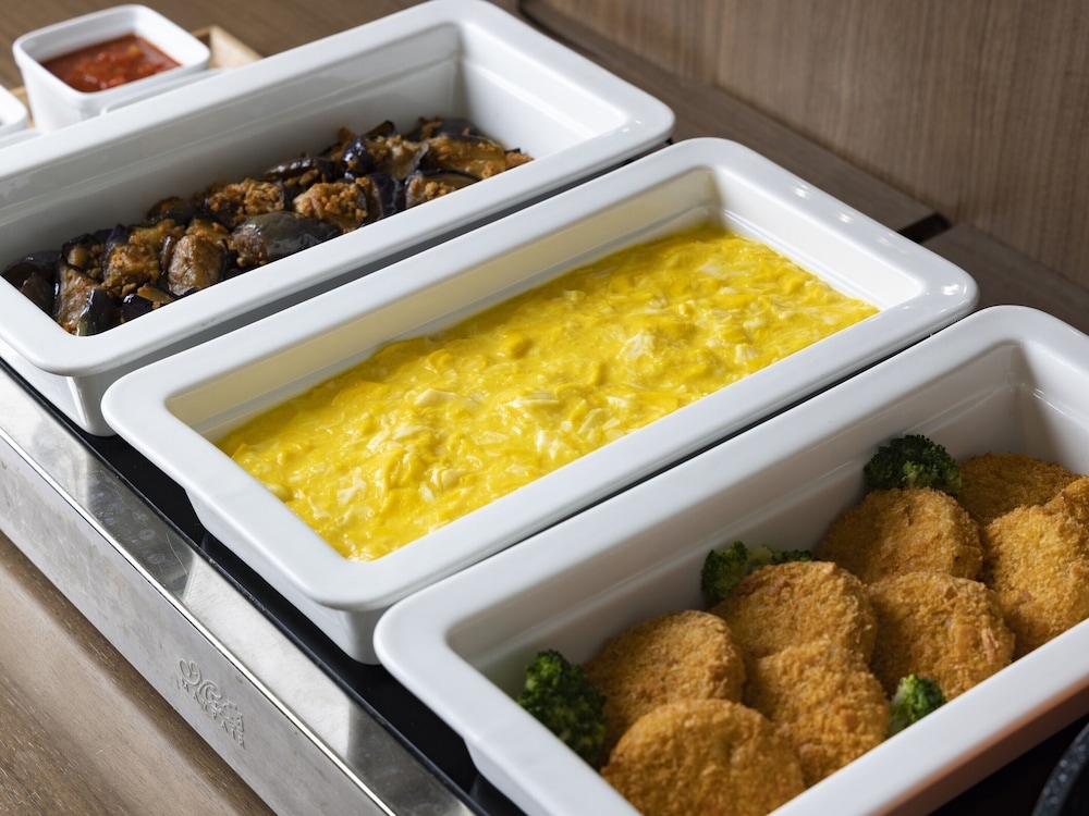 뷔페 아침 식사