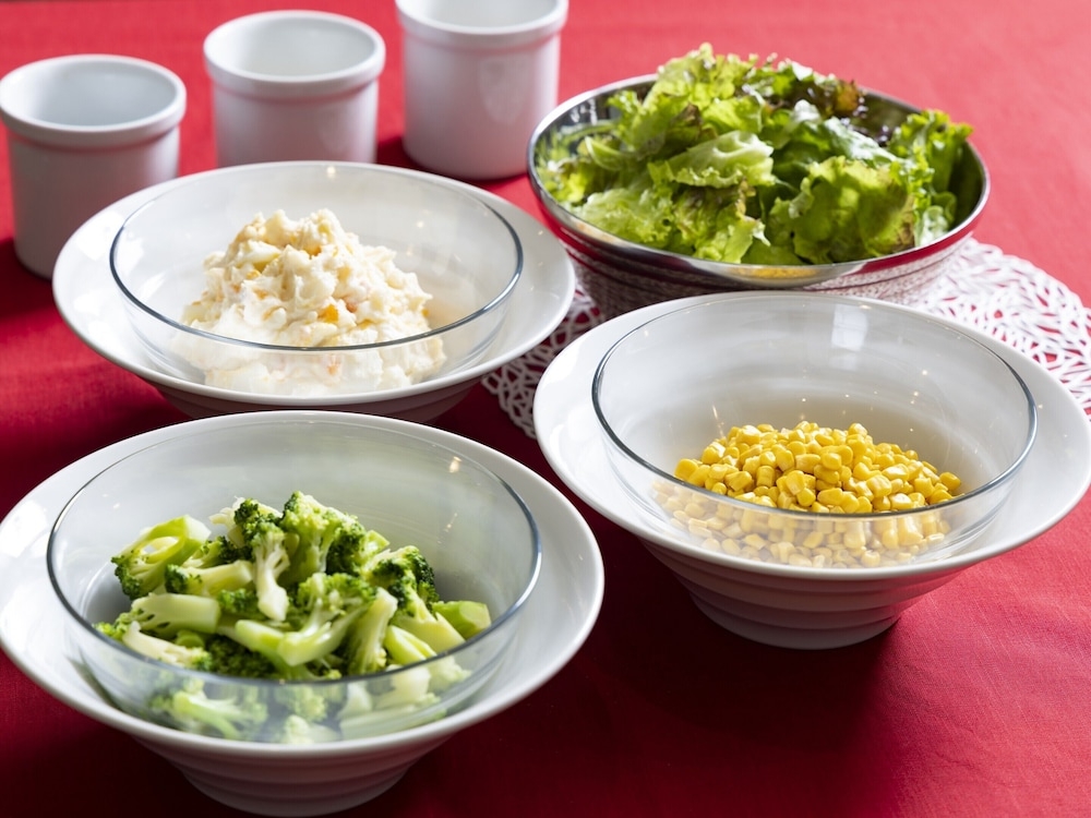 뷔페 아침 식사