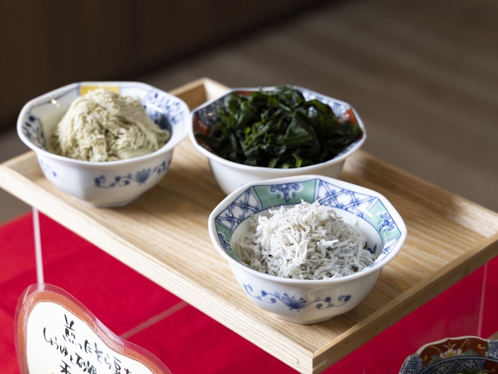 뷔페 아침 식사