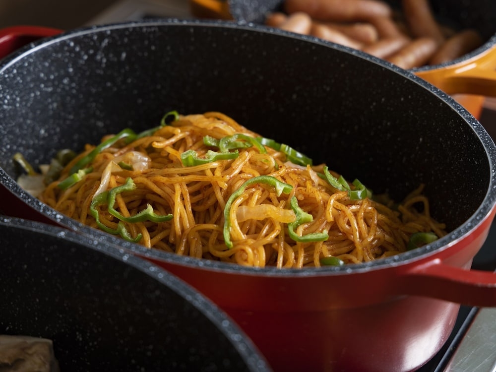 뷔페 아침 식사