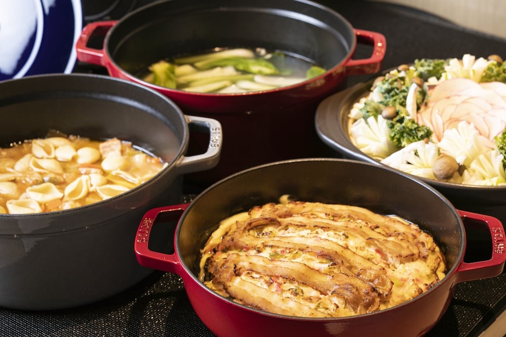 뷔페 아침 식사