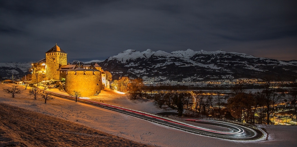 숙박 시설에서 보는 주변 전망