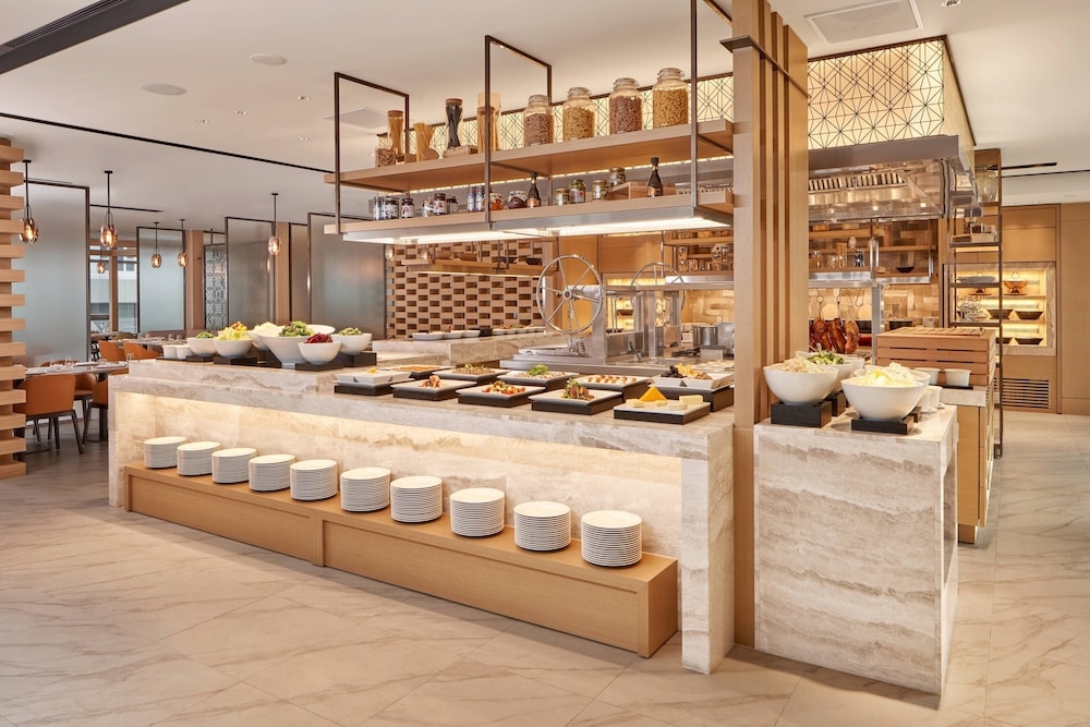 뷔페 아침 식사