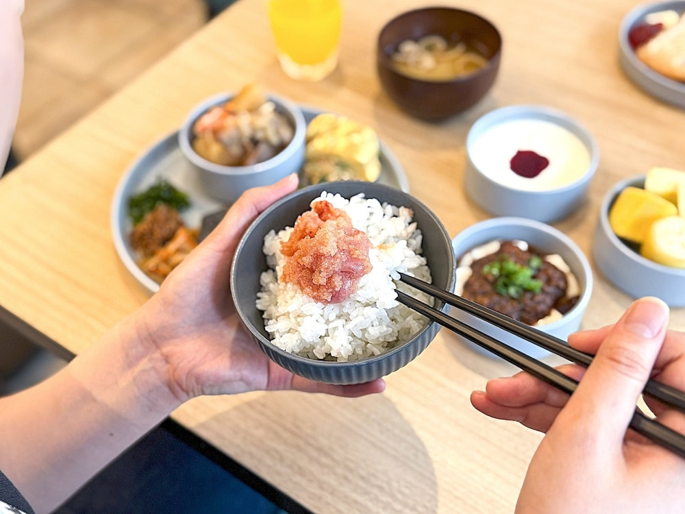 뷔페 아침 식사