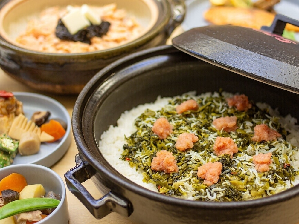 뷔페 아침 식사