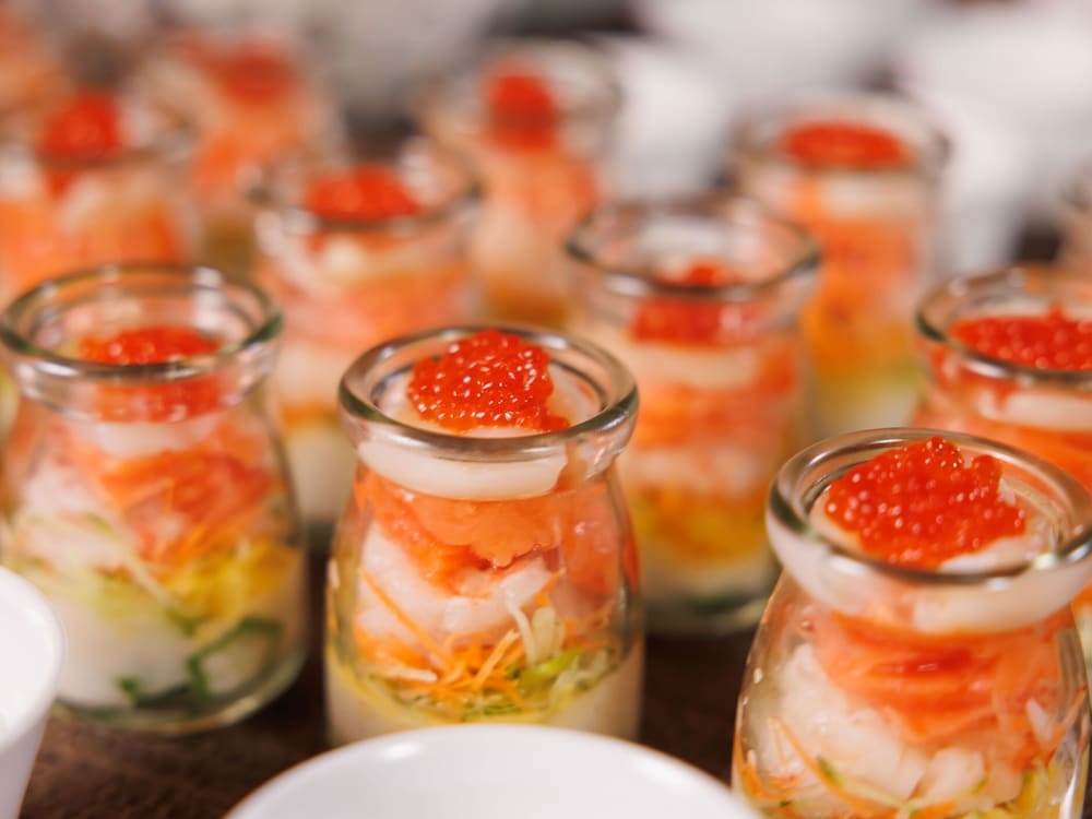 뷔페 아침 식사