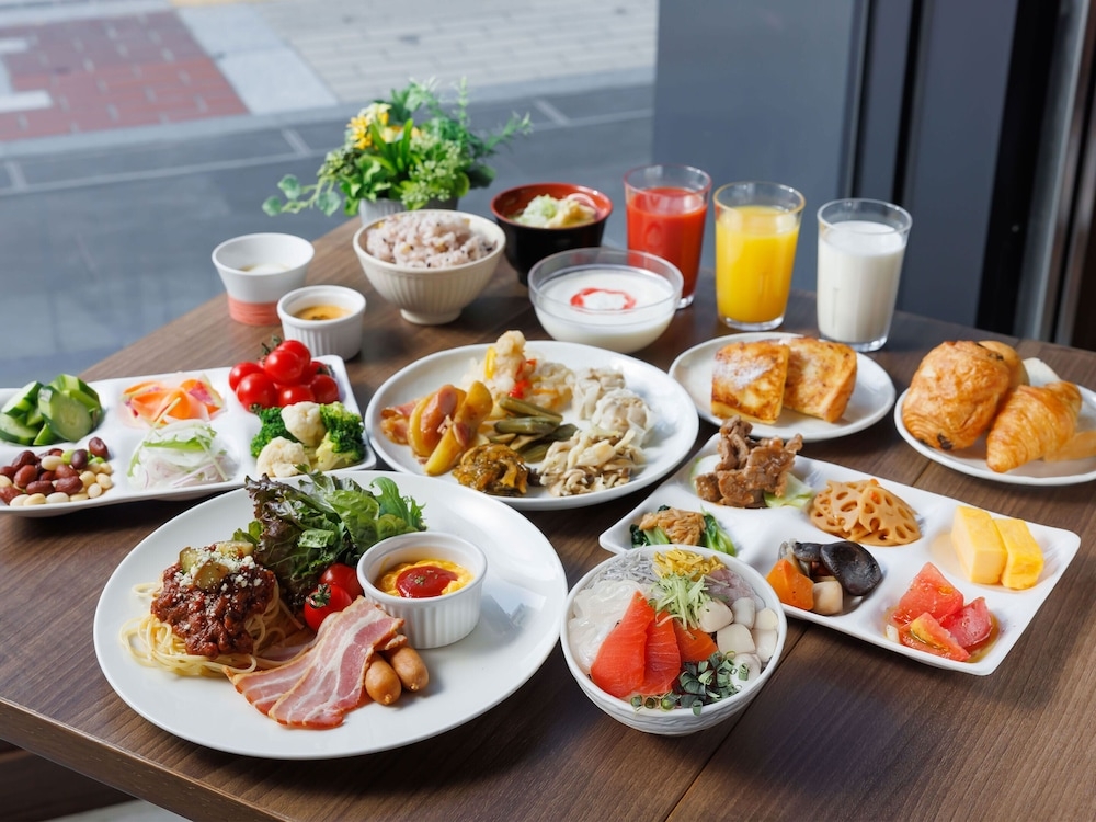 뷔페 아침 식사