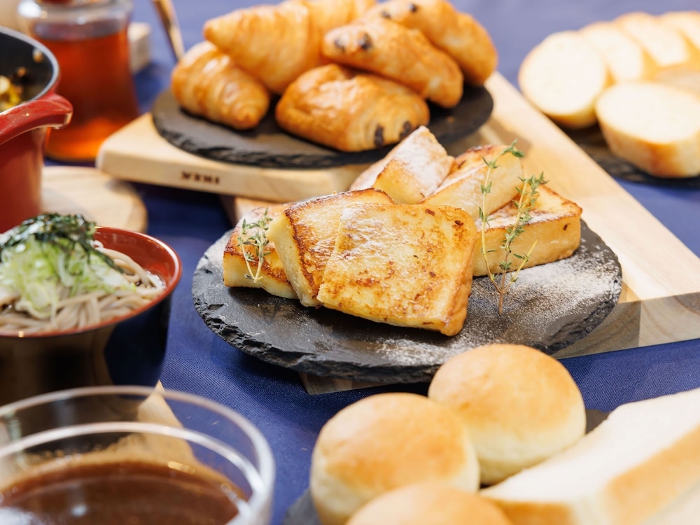 뷔페 아침 식사