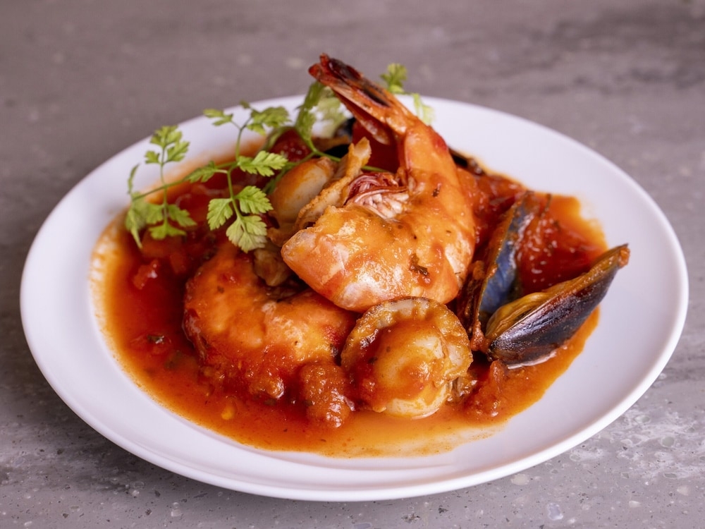 뷔페 아침 식사