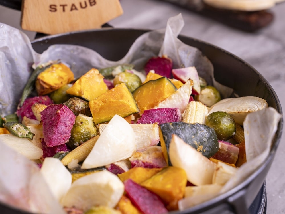 뷔페 아침 식사