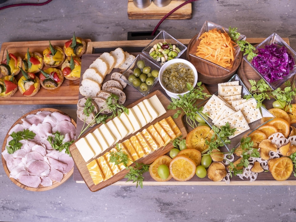 뷔페 아침 식사