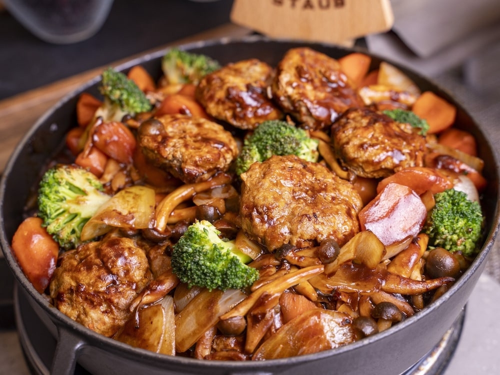 뷔페 아침 식사