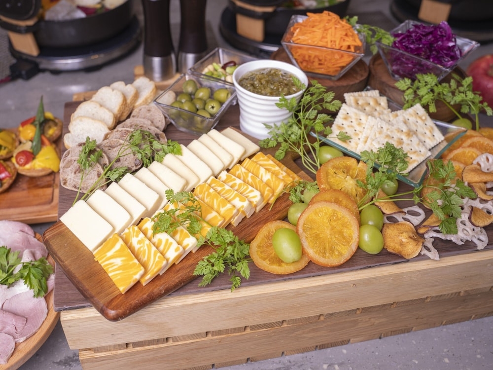 뷔페 아침 식사