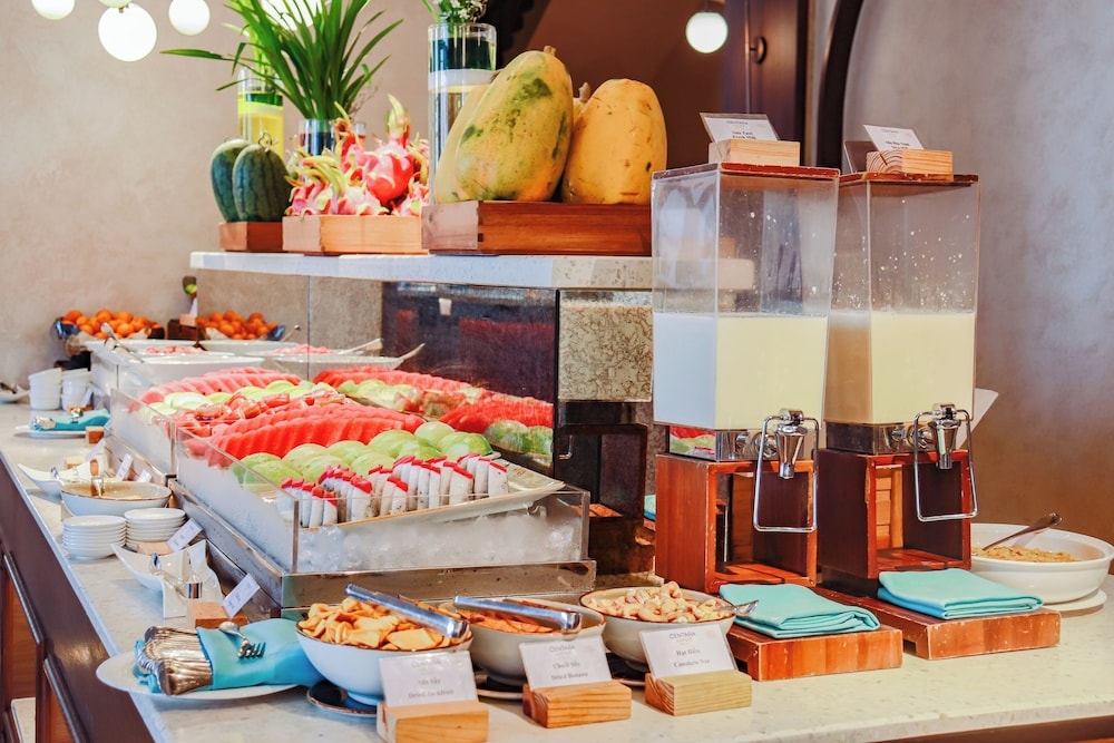 뷔페 아침 식사