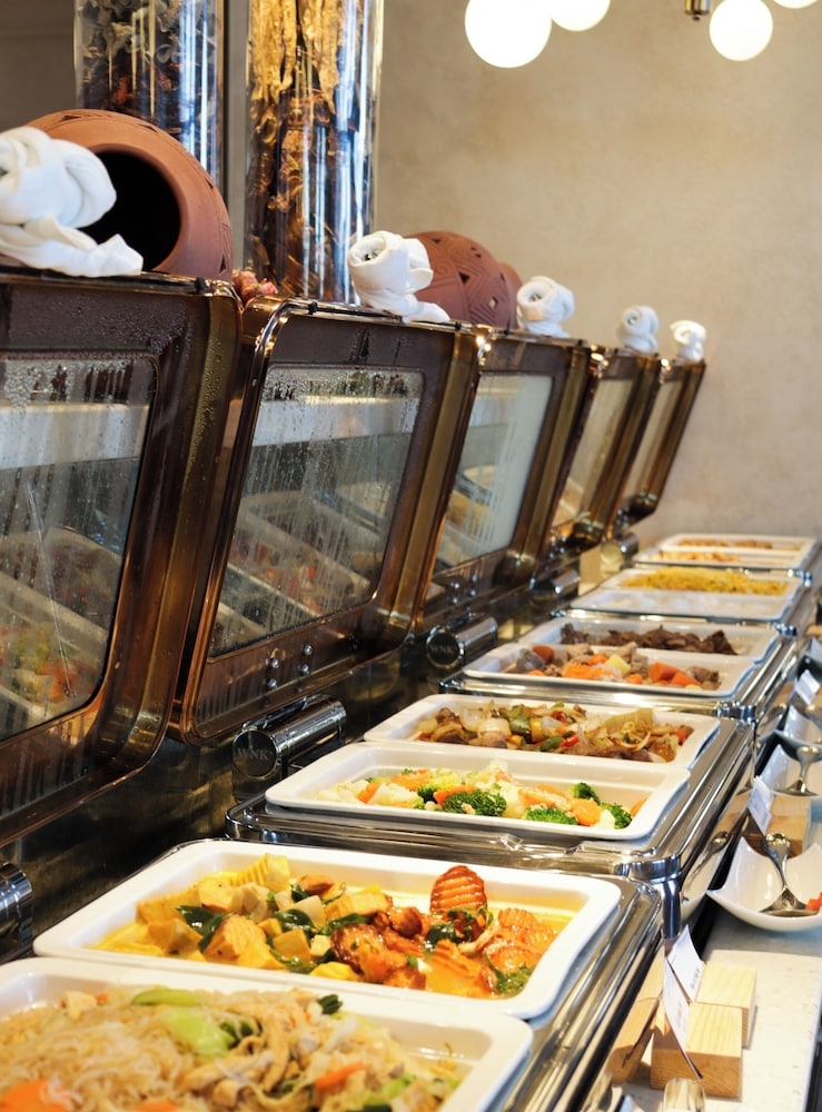 뷔페 아침 식사