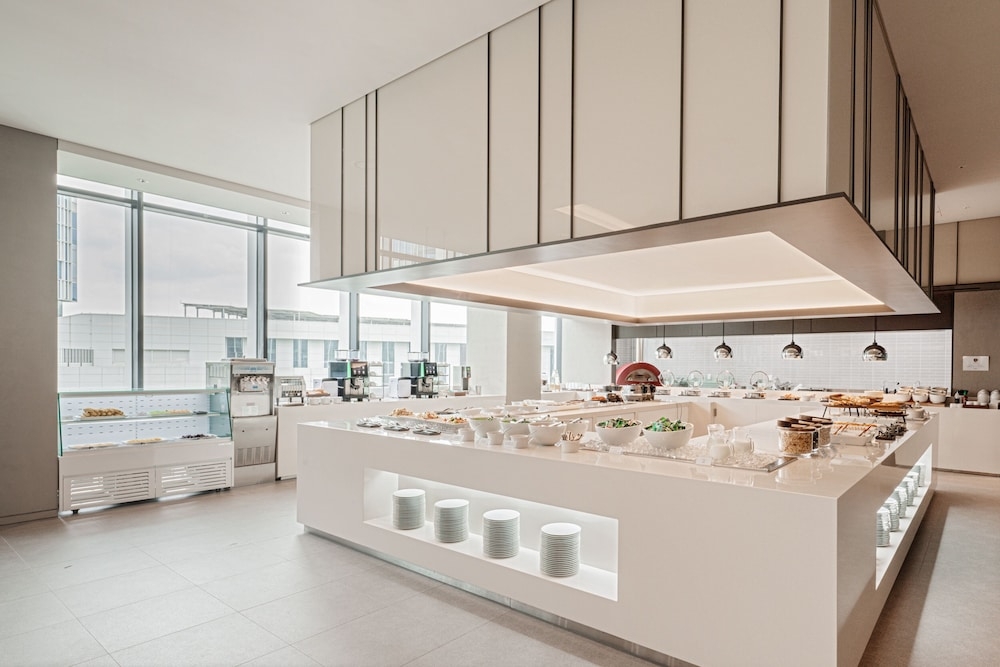 뷔페 아침 식사