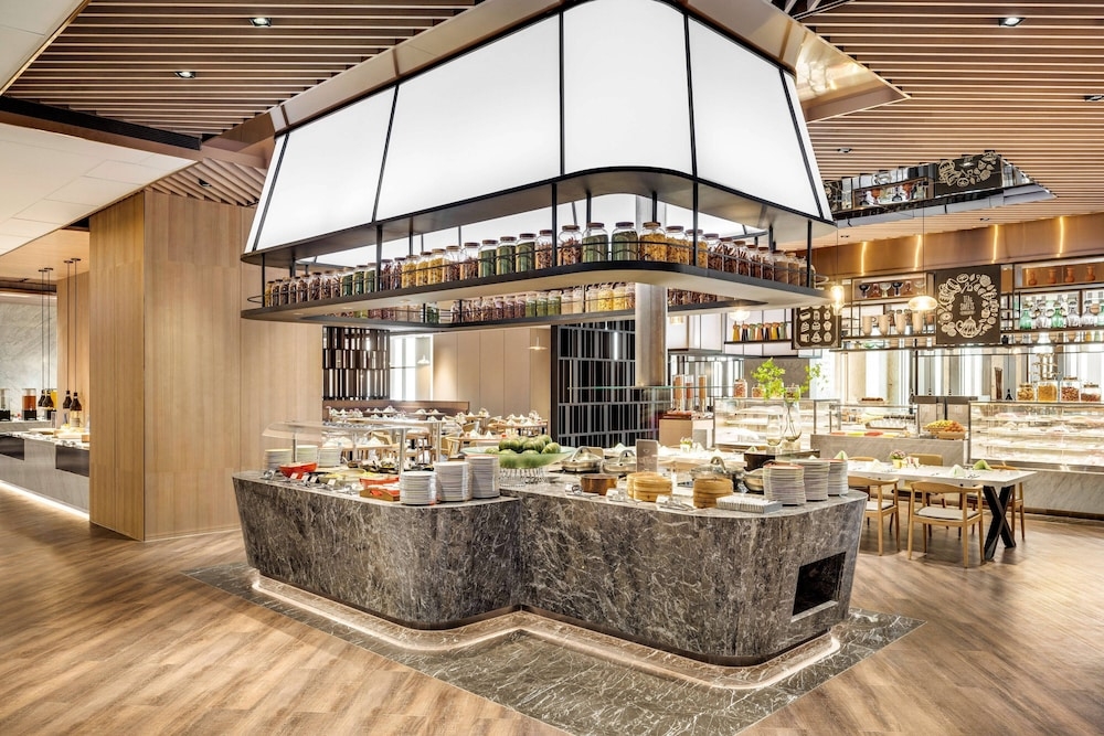 뷔페 아침 식사