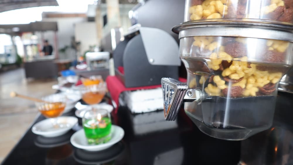 뷔페 아침 식사