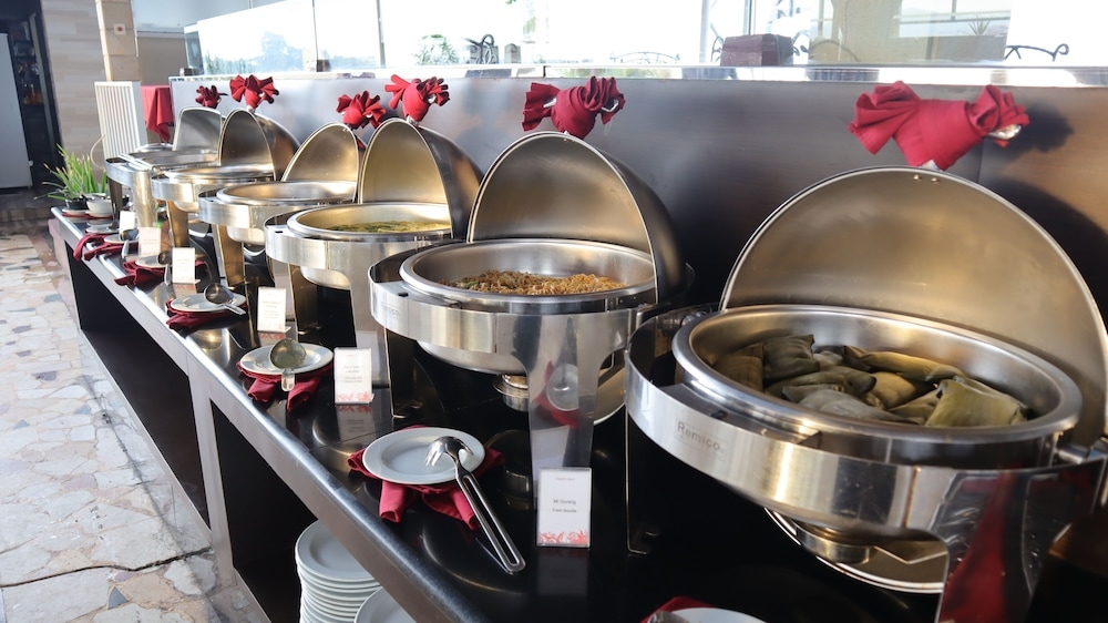 뷔페 아침 식사