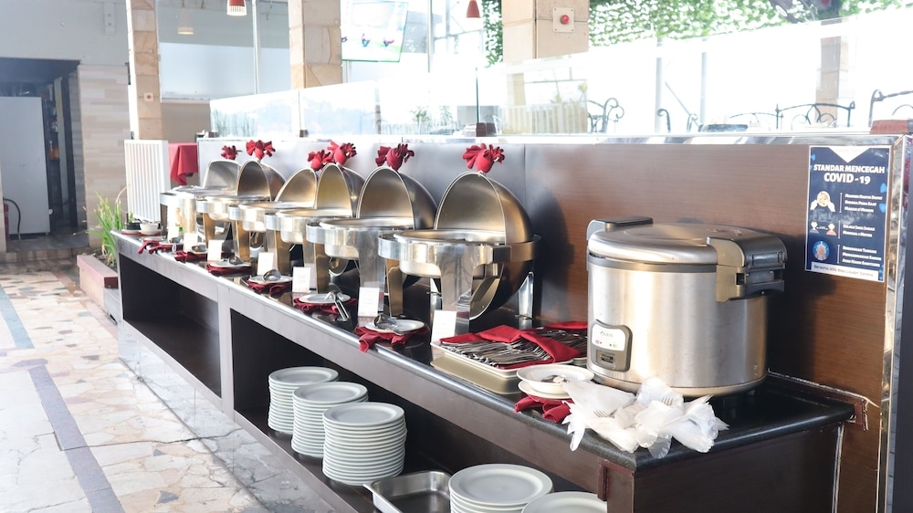 뷔페 아침 식사