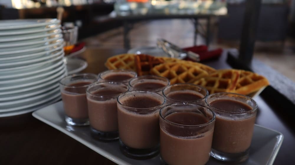 뷔페 아침 식사