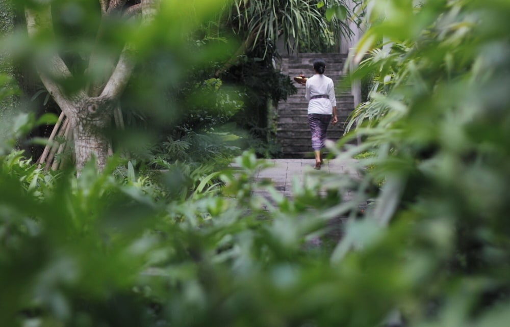 숙박 시설 입구