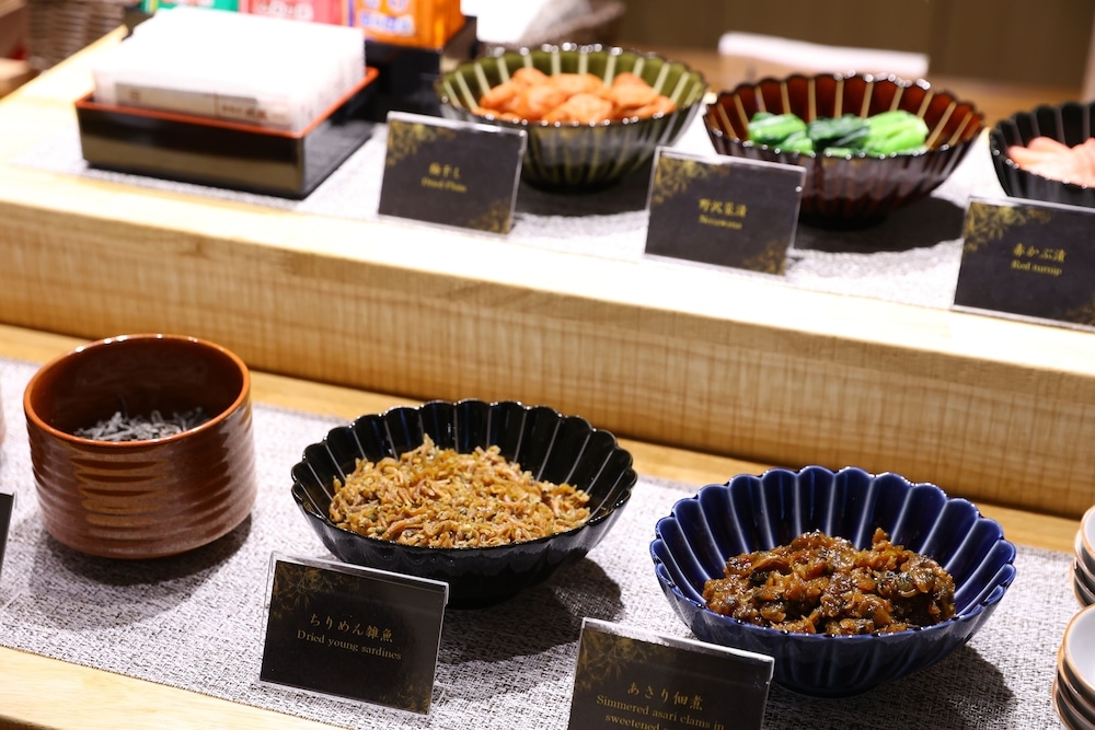 뷔페 아침 식사