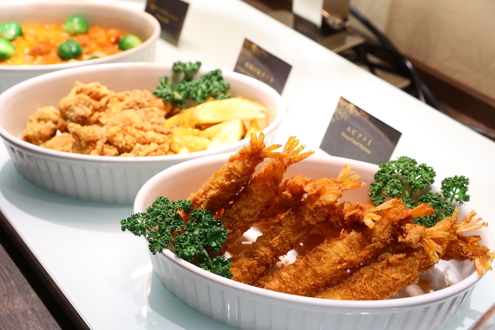 뷔페 아침 식사