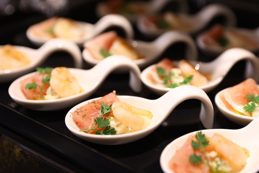 뷔페 아침 식사