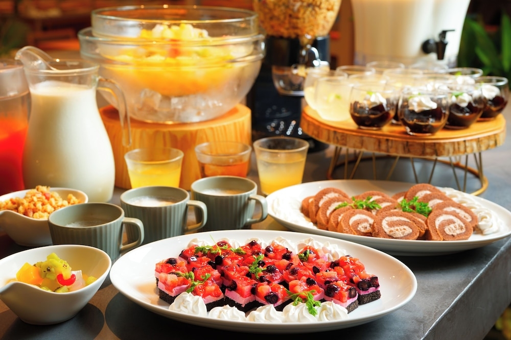 뷔페 아침 식사