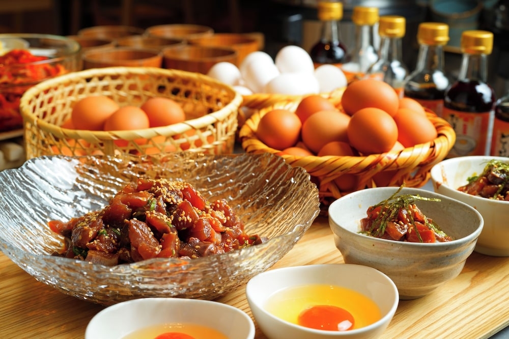 뷔페 아침 식사