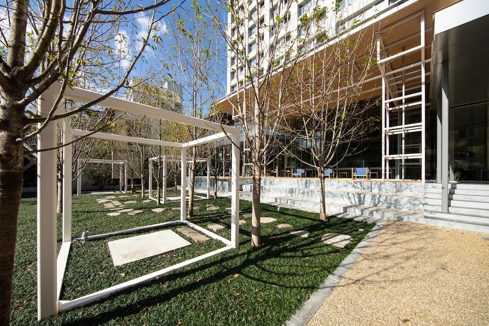 숙박 시설 입구