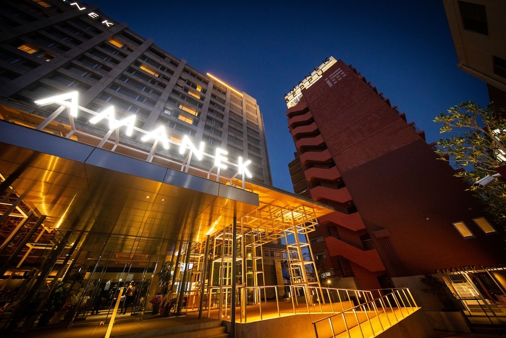 숙박 시설 입구