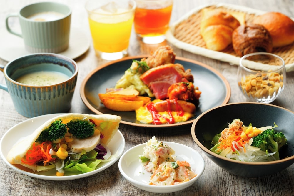 뷔페 아침 식사