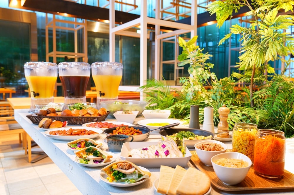 뷔페 아침 식사