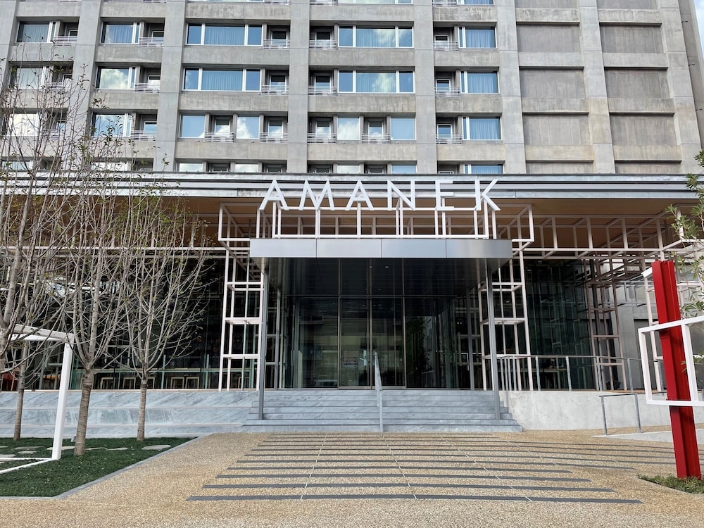 숙박 시설 입구