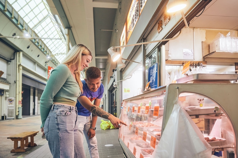 숙박 시설에서 보는 주변 전망