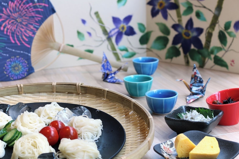 뷔페 아침 식사