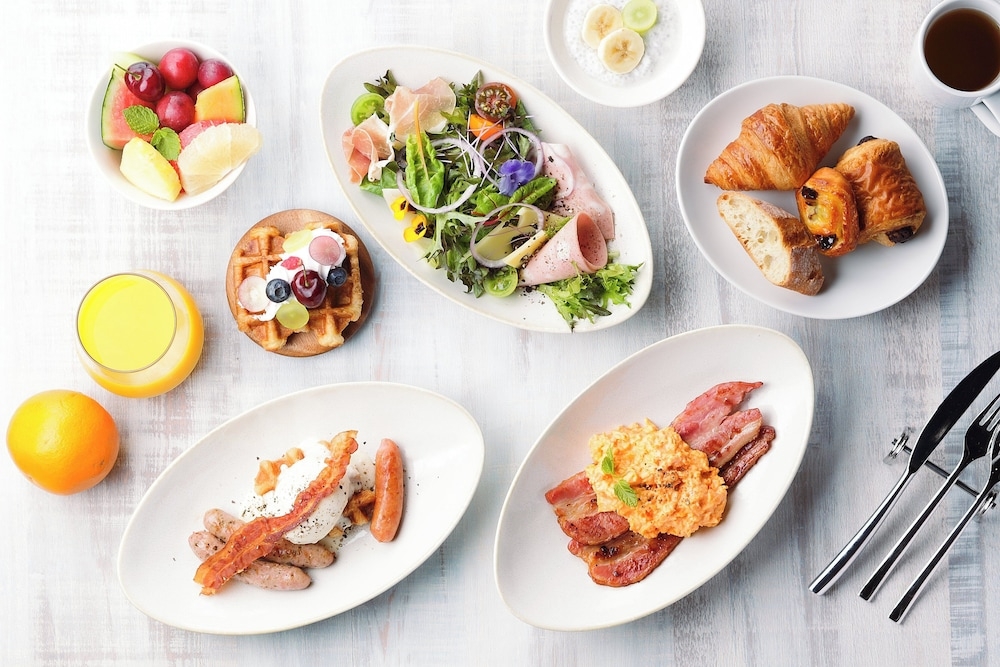 뷔페 아침 식사