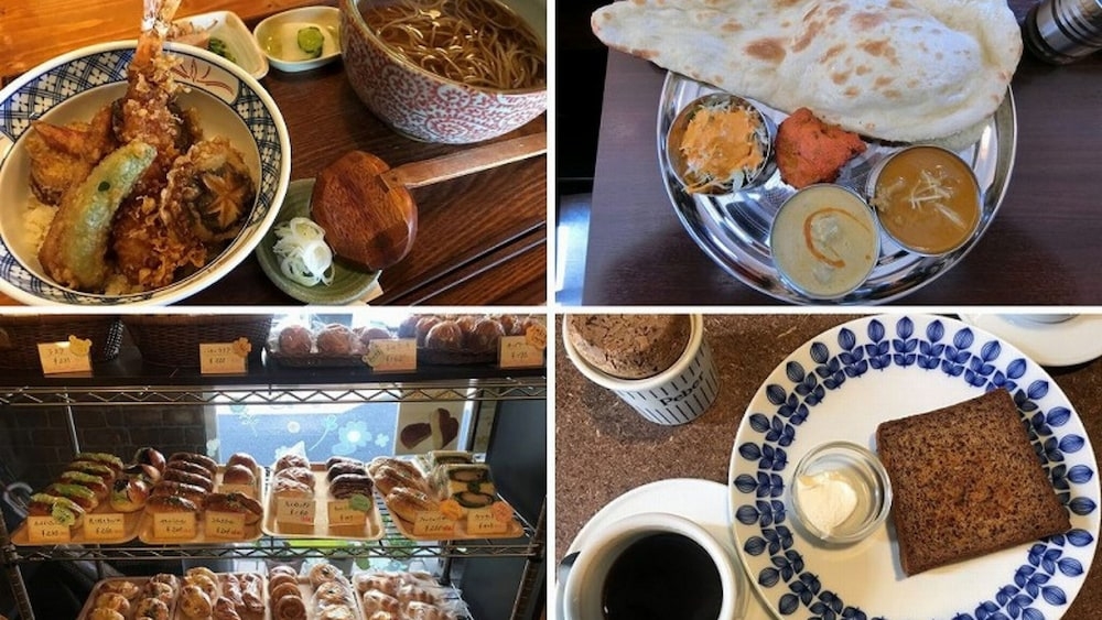 숙박 시설에서 보는 주변 전망