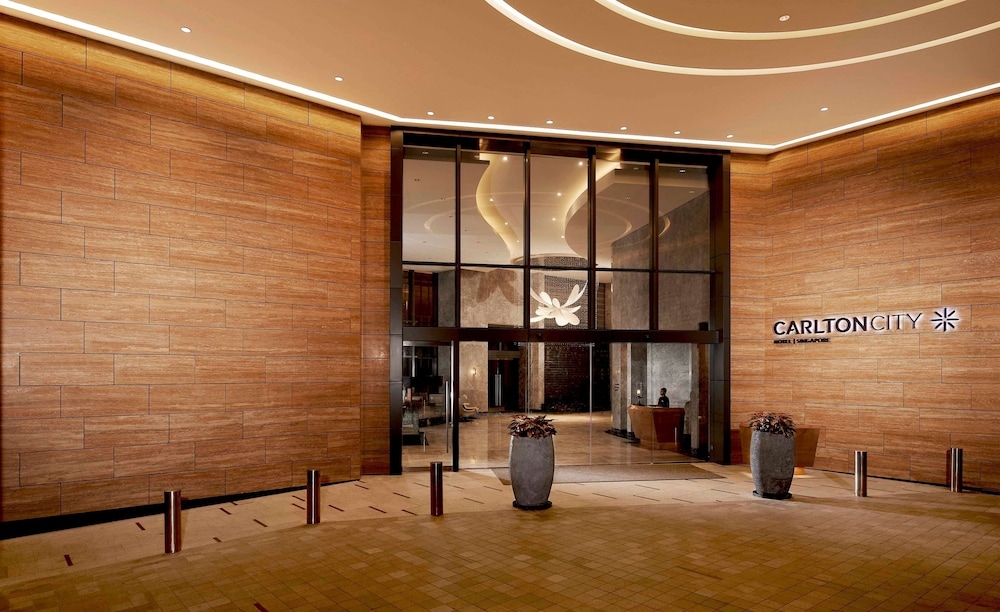 숙박 시설 입구